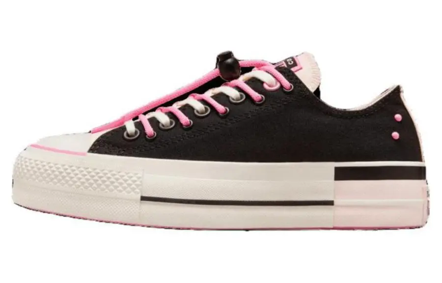 Chuck Taylor All Star Wmns Converse Lift Platform EasyOn Low 'Black Fable Pink' Women's