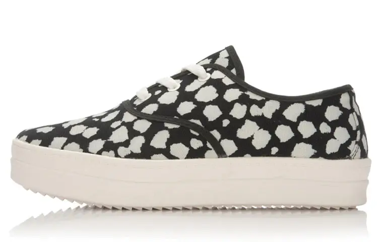 Li Ning Sports Life Collection Fashion Slip Resistant Abrasion Resistant Low top Skateboard Shoes Women's