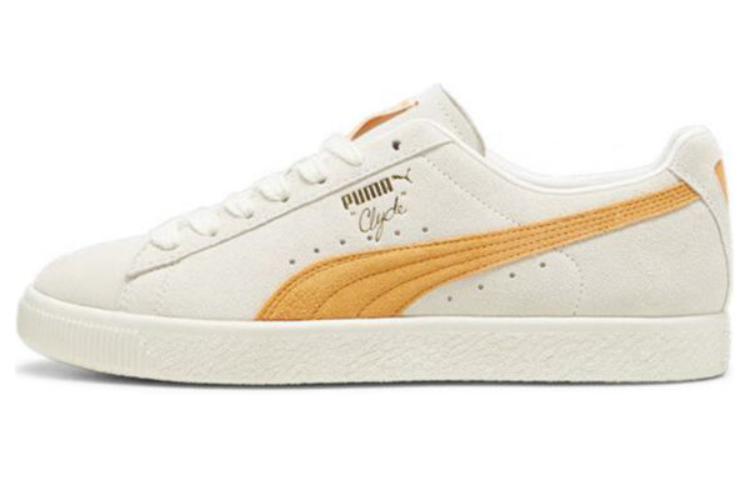 Кеды PUMA Clyde OG (бежево-оранжевые)
