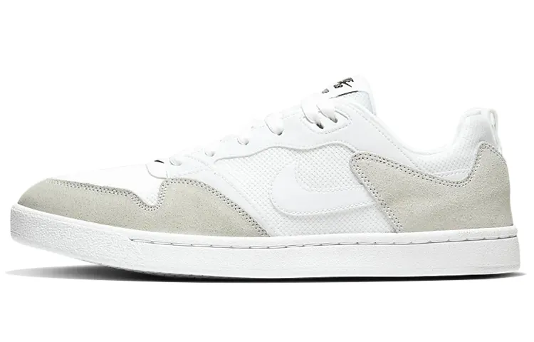 Nike SB Alleyoop Versatile Low top Skateboard Shoes Men's Gray White