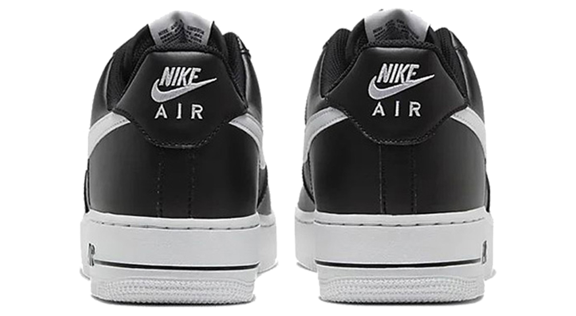 Мужские кроссовки Nike Air Force 1 '07 (черные) — Чёрный — фото 5