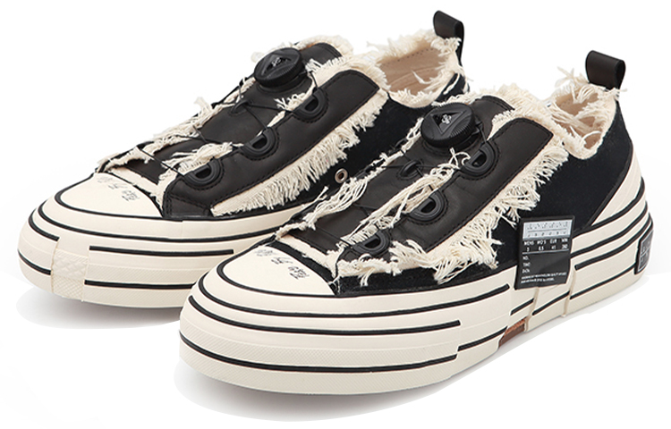XVESSEL x Yohji Yamamoto G.O.P. Lows Street Individual Design Deconstruction Patchwork Low top Skateboard Shoes Unisex