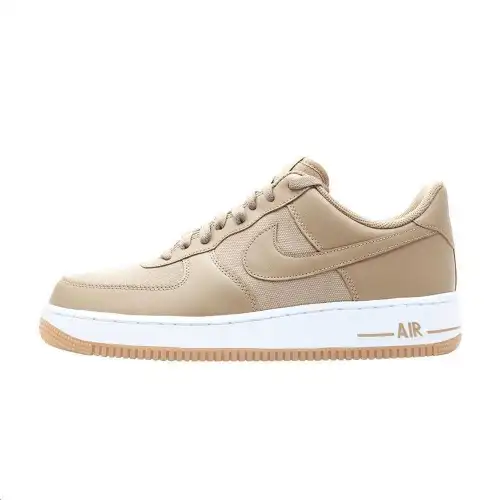 Nike Air Force 1 Comfortable Cushioning, Wear Resistant Low top Skateboard Shoes Unisex Brown