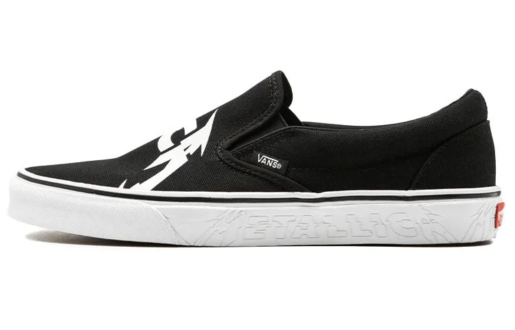 Slip-On Metallica x Classic Vans 'Black White'