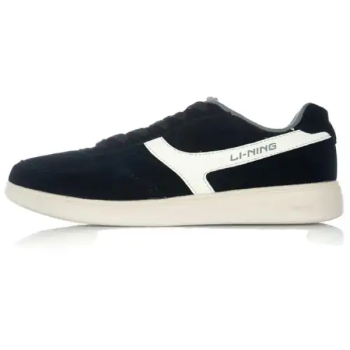 Li Ning Coverage Thermal Slip Resistant Low top Skateboard Shoes Men's Black