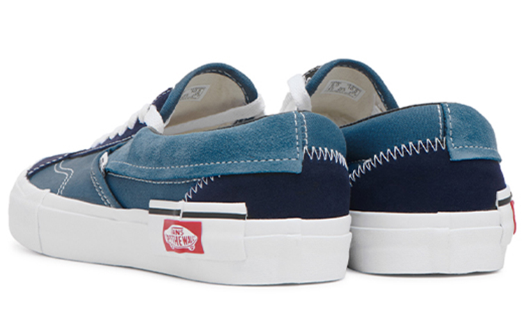Слипоны Vans slip-on Cap / (сине-белые) — фото 5