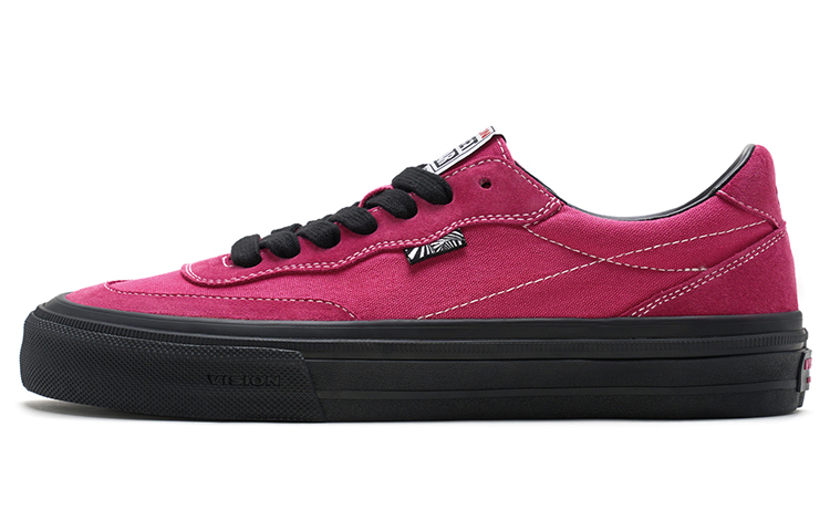 Vision Street Wear Flat Top Coverage Abrasion Resistant, Breathable Low top Skateboard Shoes Unisex Dragon Fruit Powder