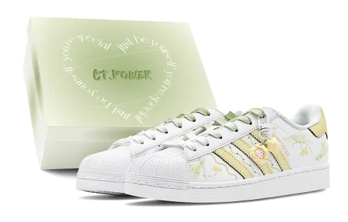 Adidas Originals SUPERSTAR Floral Moments Slip Resistant Abrasion Resistant Slip Resistant Abrasion Resistant Low top