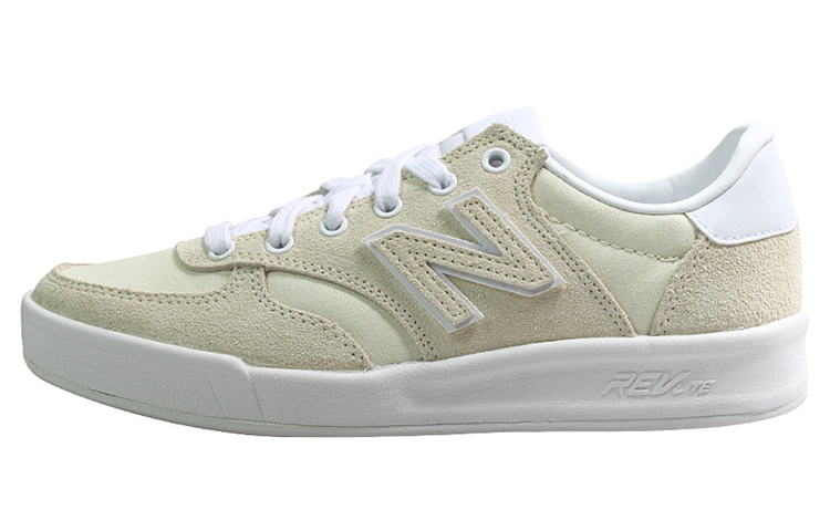 New Balance NB 300 low-top sneakers for women, beige, B width