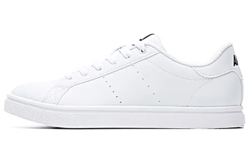 Anta Casual Lightweight And Breathable Low top Skateboard Shoes Women's White Black