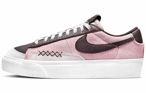 Nike Blazer Low Platform Sneakers Pink Women's
