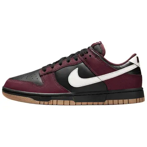 Nike Dunk LOW Next Nature Slip Resistant Abrasion Resistant Low top Skateboard Shoes Women's Burgundy