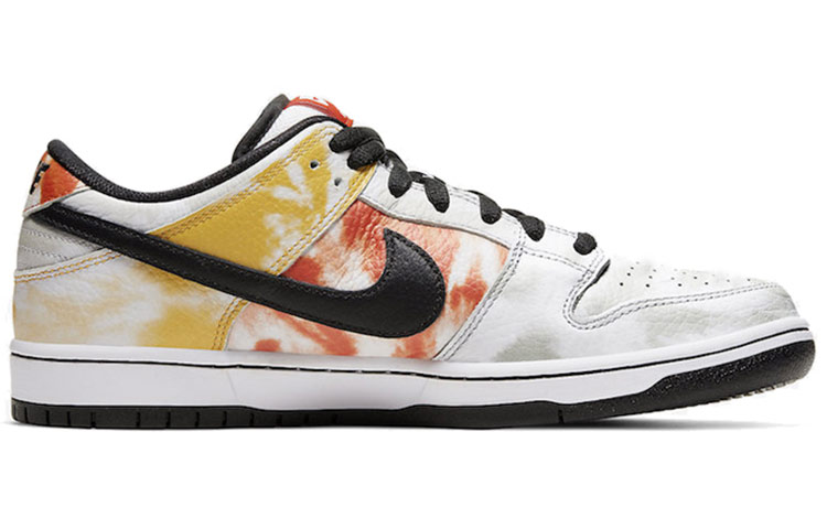 Кеды Nike Dunk SB Pro QS "Roswell Raygun" (бело-оранжевый) — фото 2