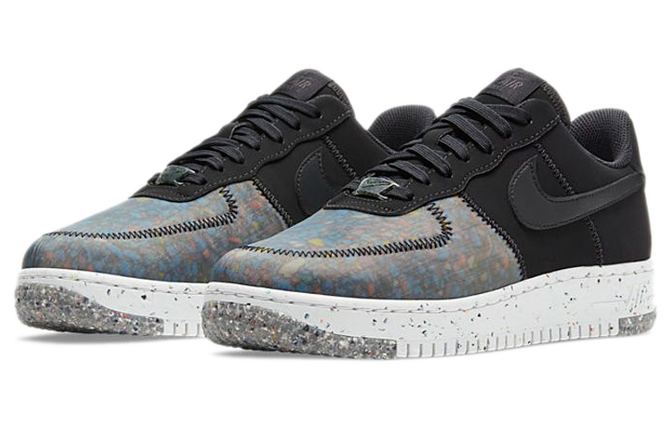 Женские кеды Nike Air Force 1 Crater (черно-белые) — фото 3