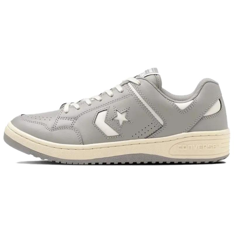 Converse WEAPON Slip Resistant Abrasion Resistant Low top Skateboard Shoes Unisex Gray
