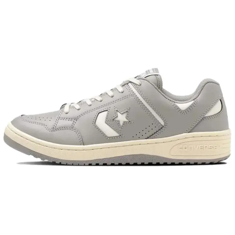 Converse WEAPON Slip Resistant Abrasion Resistant Low top Skateboard Shoes Unisex Gray