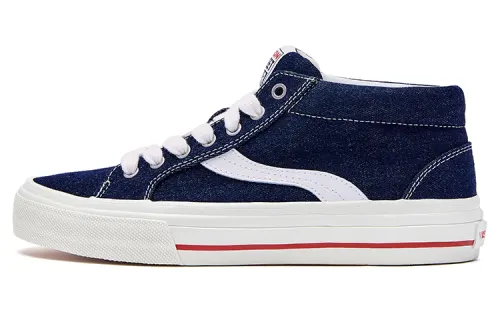 Odd CIRKUS x Vision Street Wear Astley Pro Mid top Skateboard Shoes Unisex Denim
