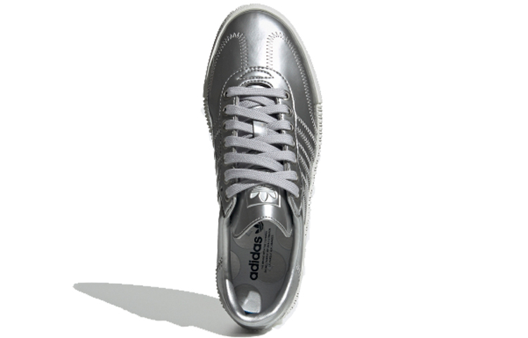 Женские кеды adidas Originals Sambarose (серебристый) — фото 4