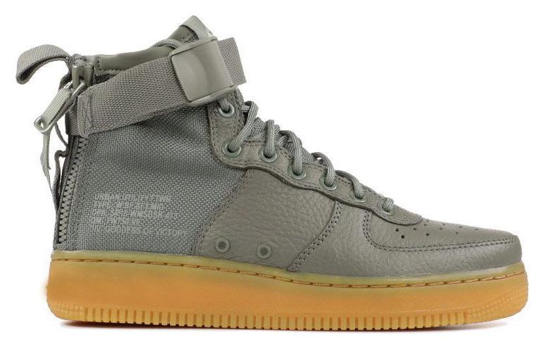 Женские кроссовки Nike Air Force 1 (серые) — фото 2