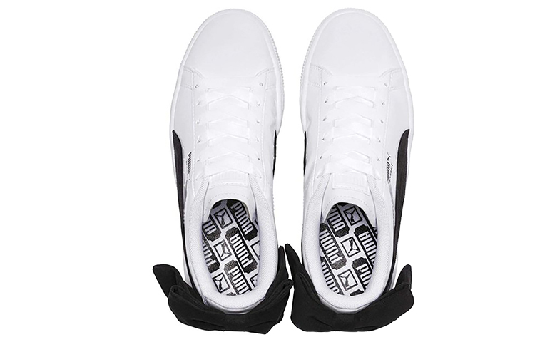 Женские кеды PUMA Basket Bow (черно-белый) — Чёрный / белый — фото 3