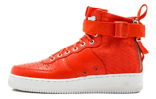 Nike Sf Air Force 1 Mid Team Orange