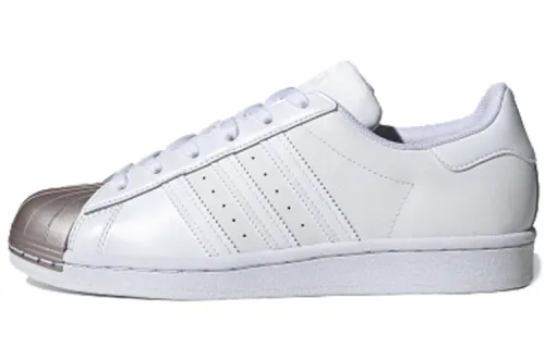 Adidas originals SUPERSTAR shell toe retro casual low-top sneakers women's white copper