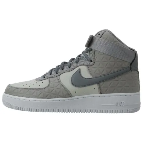Nike Air Force 1 Hi Prm Suede Matte Silver Cool Grey Women's