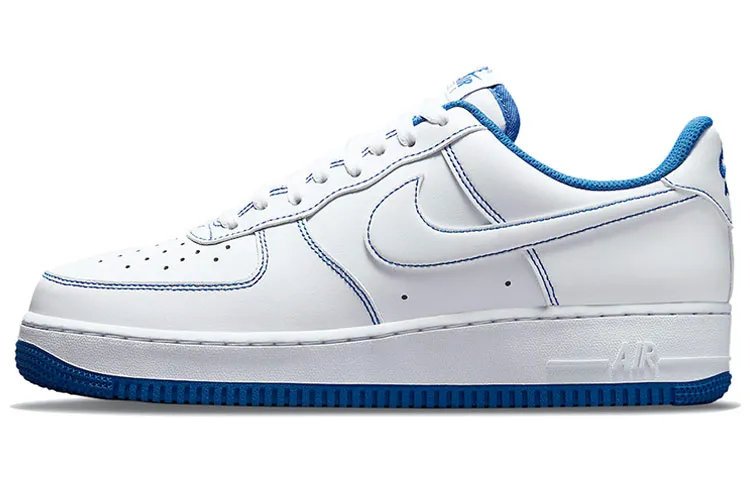 Nike Air Force 1 '07 'Contrast Stitch White Game Royal'