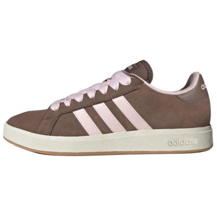 Кеды adidas Grand Court Base 00s (коричнево-розовые)