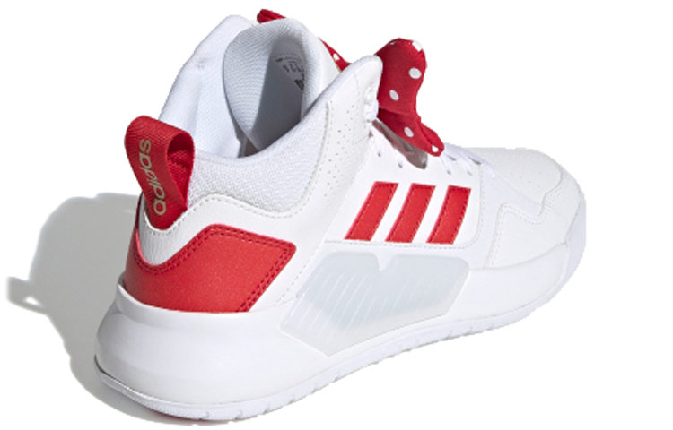 Женские кеды adidas neo PLAY9TIS 2 (бело-красные) — фото 3