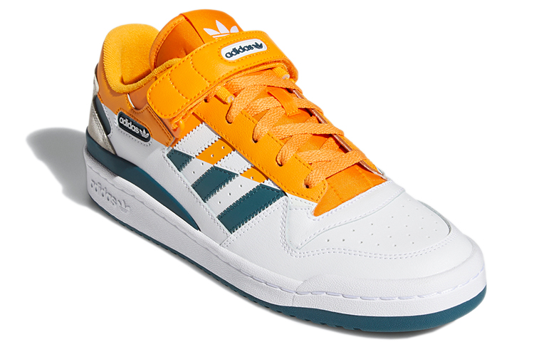 Мужские кеды adidas originals FORUM Low Premium (бело-желто-синие) — Белый / синий / жёлтый — фото 3