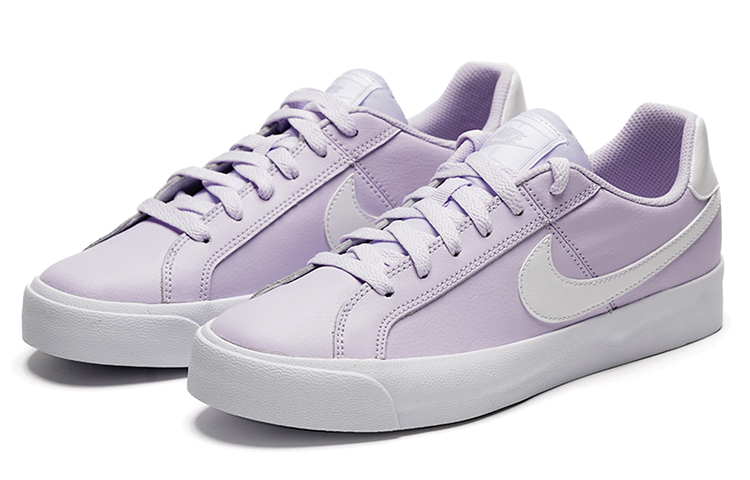 Женские кеды Nike Court Royale AC (бело-фиолетовые) — фото 3