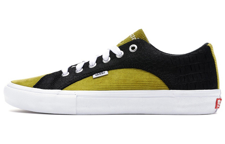 Кеды универсальные Supreme x Vans Lampin Pro (черно-зеленые)
