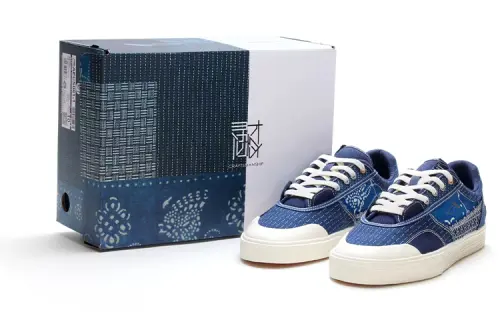 Li Ning 50/50 Talent Seeker Inquire Fabric, Vintage Abrasion Resistant Breathable Low top Skateboard Shoes Women's