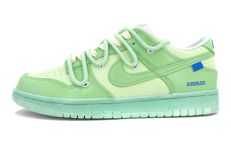 Nike Dunk Leather Slip Resistant, Abrasion Resistant, Lightweight Low top Skateboard Shoes GS Green