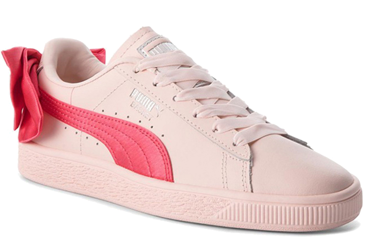 Женские кеды PUMA Basket Bow (розовый) — фото 3