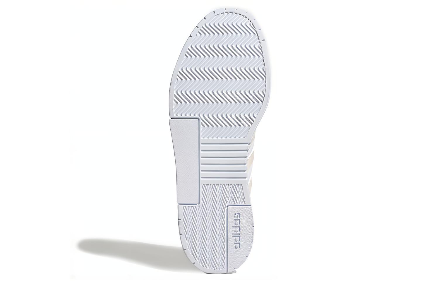 Мужские кеды adidas neo Courtmaster (бело-серо-зеленые) — Белый / серый / зелёный — фото 6
