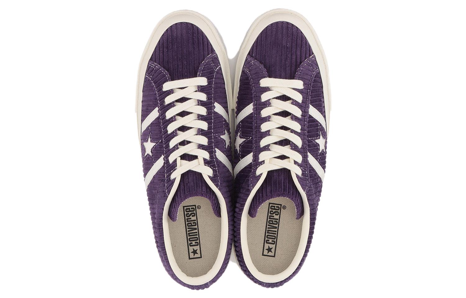 Кеды Converse Star&Bars CORDUROY (фиолетовый) — фото 3
