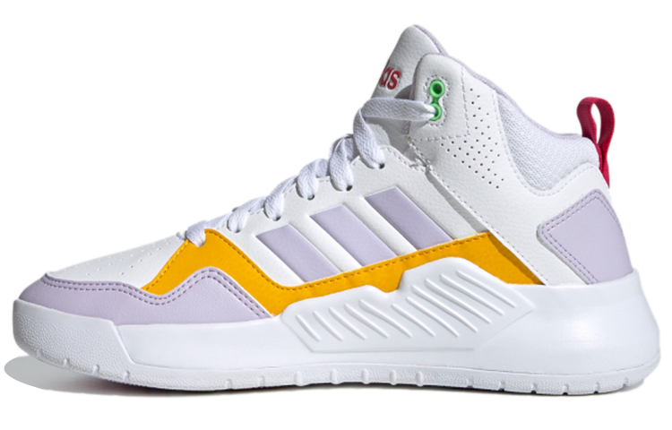 Женские кеды adidas neo PLAY9TIS 2.0 (бело-желтые) — фото 1