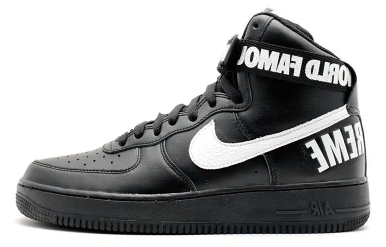Nike Air Force 1 High Supreme World Famous Black