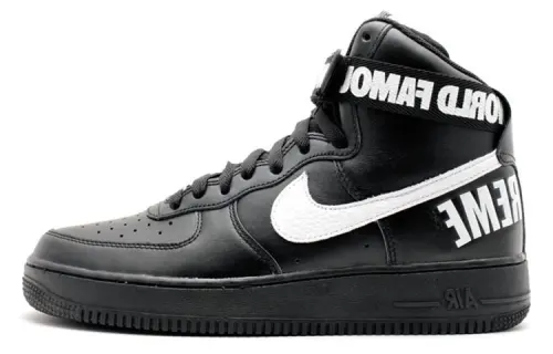 Nike Air Force 1 High Supreme World Famous Black