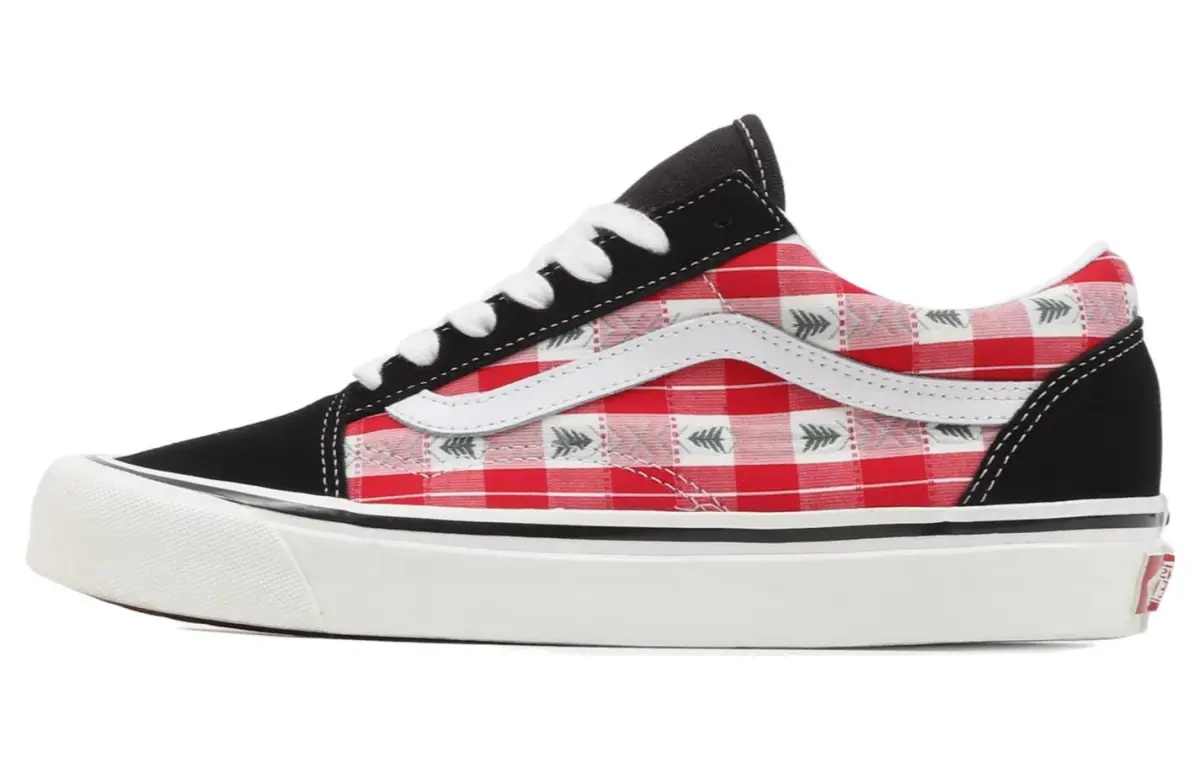Old Skool Vans 36 Dx 'Anaheim Factory - Red Plaid'