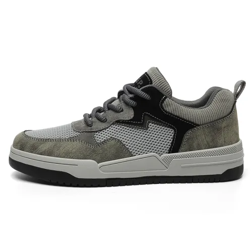 JEEP SPIRIT Low top Skateboard Shoes Men's Climbing Gray/Graphite Black