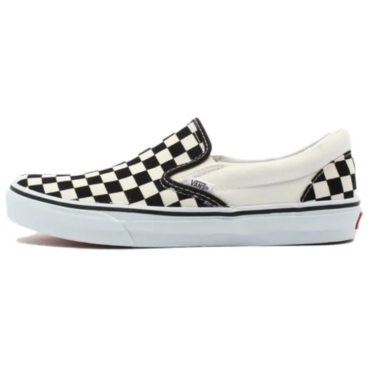 Vans Slip on Abrasion Resistant Low top Skateboard Shoes Unisex Black White