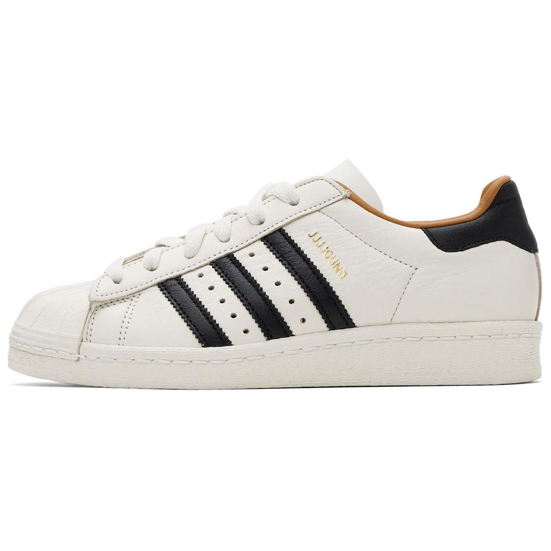 Кроссовки JJJJound x adidas originals SUPERSTAR (бело-черные)