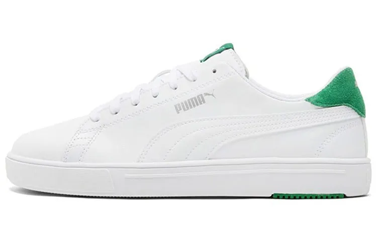 PUMA Serve Pro Lite Cushioning Breathable Low top Skateboard Shoes Unisex White Green