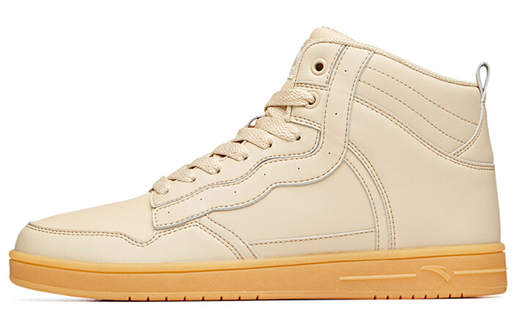 Anta Life Collection High top Skateboard Shoes Men's Oat White