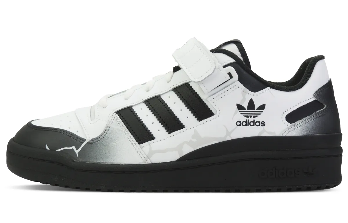 Adidas Originals FORUM Dark Traveler Low top Skateboard Shoes Unisex Black White