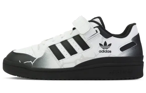 Adidas Originals FORUM Dark Traveler Low top Skateboard Shoes Unisex Black White