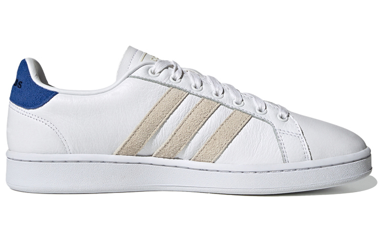 Мужские кеды adidas Neo Grand Court (бело-серые) — фото 2